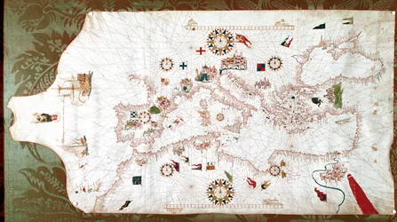 Mapa del Mar Mediterráneo (portulano)