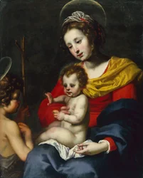 La Madonna y el Niño con el Infante San Juan Bautista