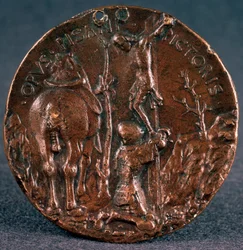 Medalla a la gloria de Sigismondo Pandolfo Malatesta (reverso), 1446