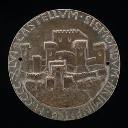 El castillo de Rímini [reverso], 1446