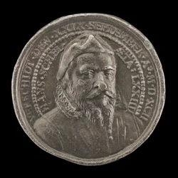 Hans Schel, 1518-1592, Patricio de Núremberg [anverso], 1592