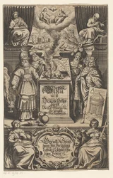 Sacrificio de un cordero por cuatro hombres
Portada de: Martin Luther. Biblia das ist Die gantze Heilige Schrift Durch D. Martin Luther verteutscht, s.a.