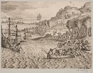 Sobre el desembarco de los holandeses en la isla sin fondo