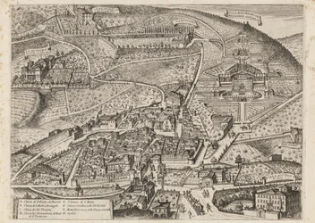 Vista de Frascati y alrededores