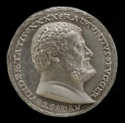 Raymund Fugger, 1489-1535, Erudito y Mecenas de las Artes [anverso]