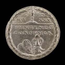 Escudos y Casco [reverso], 1529