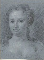 Retrato de una señorita Swiers nacido Moleneyser