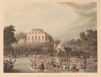 Llegada a la Casa de los Aguadores de Brandenburgo