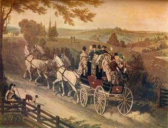 Diligencia, siglo XIX