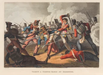 Tomando un águila francesa en Barossa, 1811