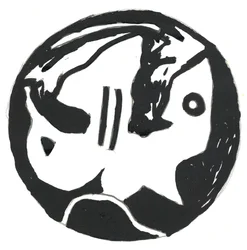 Du Serie Glifos 1, 2017 (tinta china)