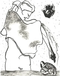 Libro de artista "Des Bêtes" 2, 2018 (litografía)