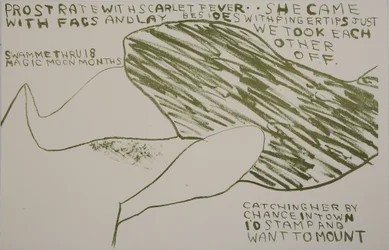 ella vino con maricones, 2009 (litografía)