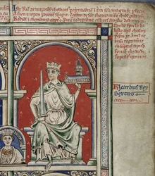 Ricardo I Corazón de León de la Historia Anglorum, Chronica majora