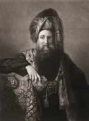 Edward Wortley Montagu. Retrato. (impresión)
