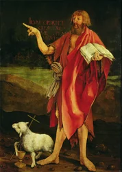 San Juan Bautista del Retablo de Isenheim, c.1512-16 (óleo sobre tabla)