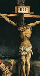 Retablo de Isenheim, c.1512-15 (óleo sobre tabla) (detalle de 3706)