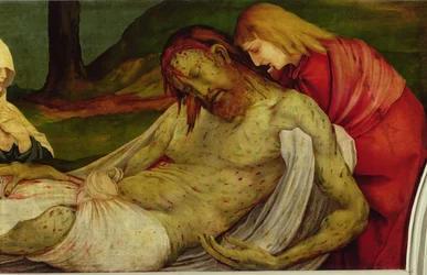 El Entierro del Retablo de Isenheim, c.1512-16