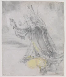 Virgen y Niño en las Nubes, ca 1509-1511