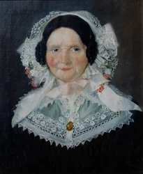 Retrato de mujer (óleo sobre lienzo)