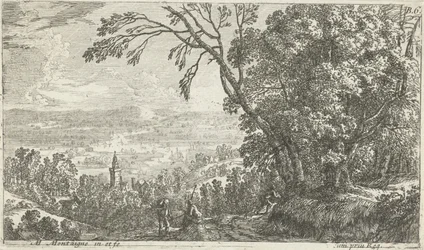 Vista de un paisaje montañoso