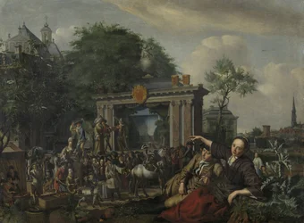 Representación teatral al aire libre