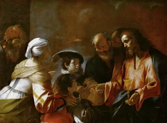 Cristo bendiciendo a los niños Dejad que los niños vengan a mí, c. 1635