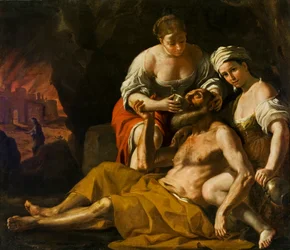 Lot y sus hijas, ca. 1675-1680