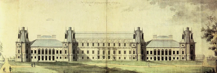 El Palacio de Tsaritsyno, c. 1796