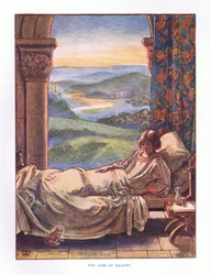 Los aires del cielo, ilustración de Los Cuentos de Hadas de Lady Ann, 1914