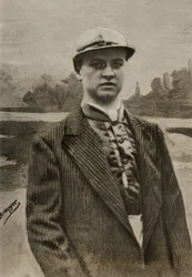Retrato del jockey inglés Georges Stern ( 1882