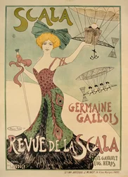 Cartel de Revue de la Scala, 1901