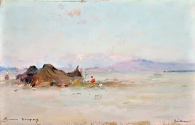 Campamento en el desierto, Biskra (Argelia)