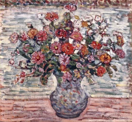 Flores en un jarrón