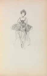 Cuaderno italiano: Bailarina página 231, 1898-1899