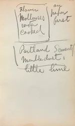 Cuaderno de bocetos italiano: Notas página 244, 1898-1899