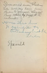 Cuaderno de Bocetos Italiano: Página de notas 260, 1898-1899