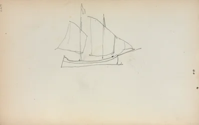 Cuaderno de bocetos italiano: Velero página 224