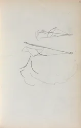 Cuaderno de bocetos italiano: Velas página 36, 1898-1899