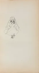 Cuaderno italiano: Chica de pie página 257, 1898-1899
