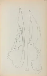 Cuaderno de bocetos italiano: Dos velas página 74, 1898-1899