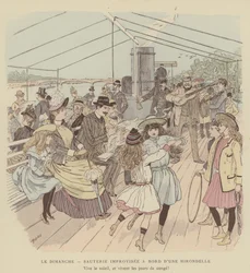 Ilustración para Paris Brillant (litografía en color)