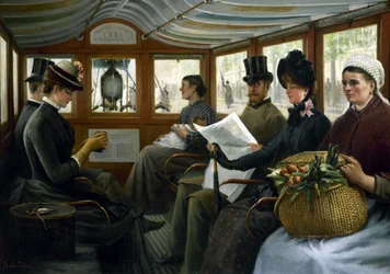 En un ómnibus, 1885