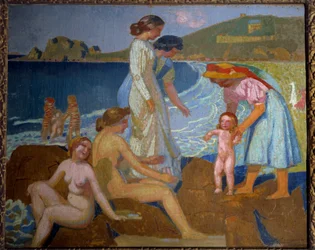 Baigneuses en Perros Guirec (Perros-Guirec)