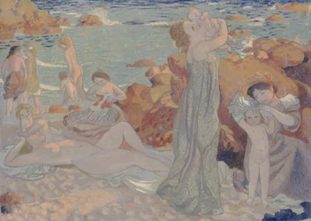 Baigneuses, playa de Pouldu