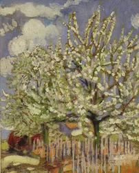 Árboles en flor, 1908