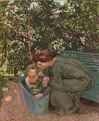El baño al aire libre, 1904