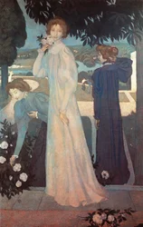 Mademoiselle Yvonne Lerolle en tres aspectos