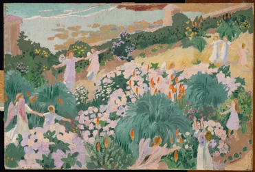 Paraíso (pintura sobre madera)