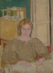Retrato de Martha con las manos abiertas, c.1894-95